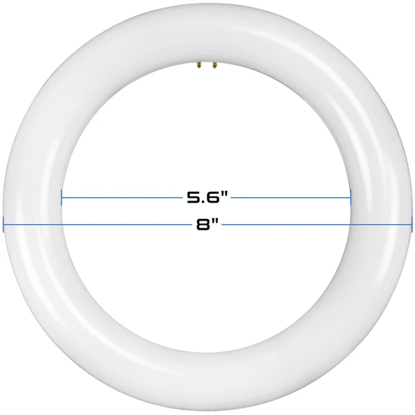 11 Watt - 1300 Lumens - 3 Colors - T9 LED Circline Tube - Hybrid A + B Type 7 11 Watt - 1300 Lumens - 3 Colors - T9 LED Circline Tube - Hybrid A + B Type - Image 5