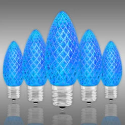 (NEW Technology) C9 - Blue - Faceted LED - VividCore Premium - 50% Brighter