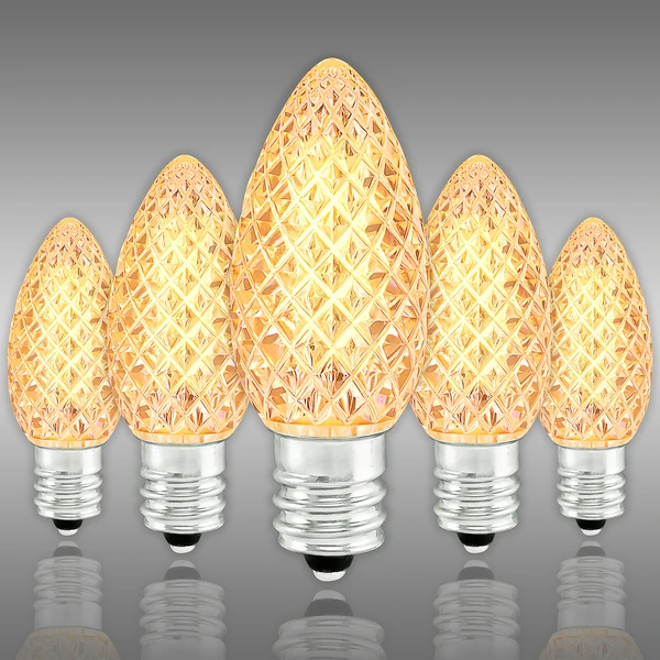 (NEW Technology) C7 - Warm White Deluxe - Faceted LED - VividCore Premium - 50% Brighter 3 (NEW Technology) C7 - Warm White Deluxe - Faceted LED - VividCore Premium - 50% Brighter