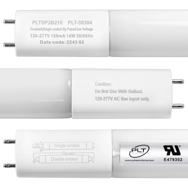 14 Watt - 1800 Lumens - 5 Colors - 4 Ft. Selectable LED T8 Tube Lamp - Type B Ballast Bypass 5 14 Watt - 1800 Lumens - 5 Colors - 4 Ft. Selectable LED T8 Tube Lamp - Type B Ballast Bypass - Image 3