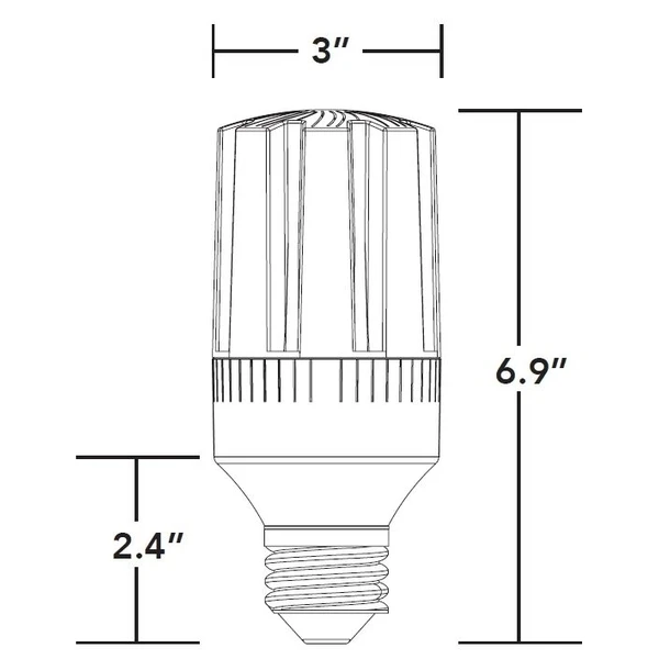 24 Watt - 3360 Lumens - 3 Colors - Selectable LED Corn Bulb 5 24 Watt - 3360 Lumens - 3 Colors - Selectable LED Corn Bulb - Image 3