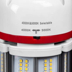 60 Watt - 9300 Lumens - 2 Colors - Selectable LED Corn Bulb -Hockey Edge Shop data 810